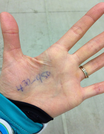 Not below. Not above. Right on target.