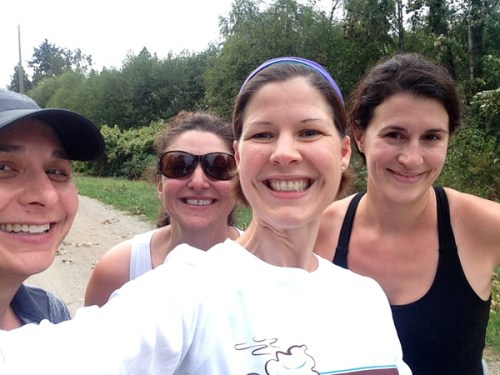 Tonight's run with my run study chickies!